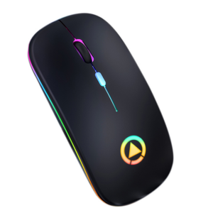 Slim 2.4G Optical 1600 DPI RGB Rechargeable Wireless Mouse